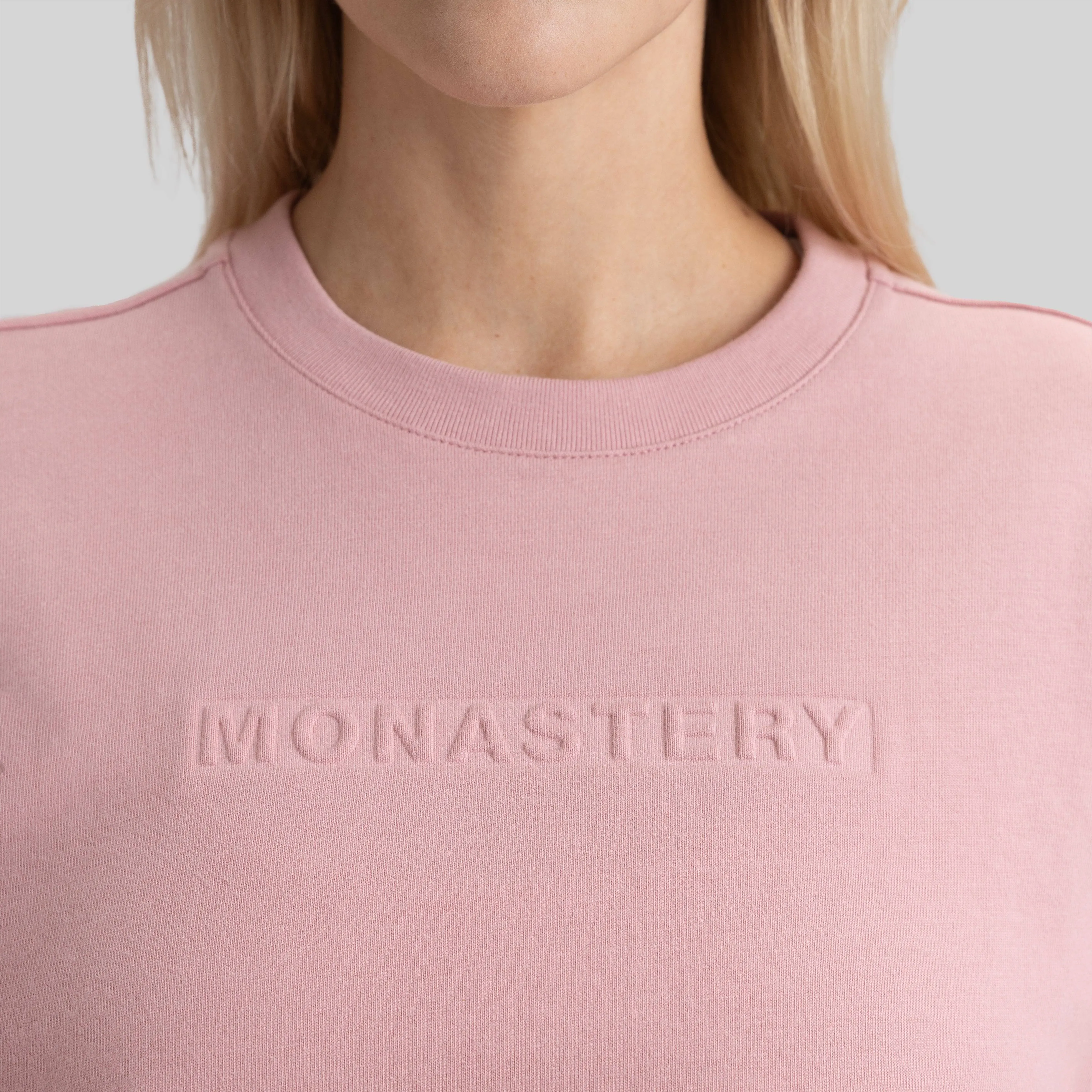 ALAIN CROP TOP BRIDAL ROSE