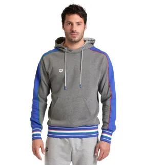Arena Unisex Pullover Hoodie Dark Grey Heather/Royal