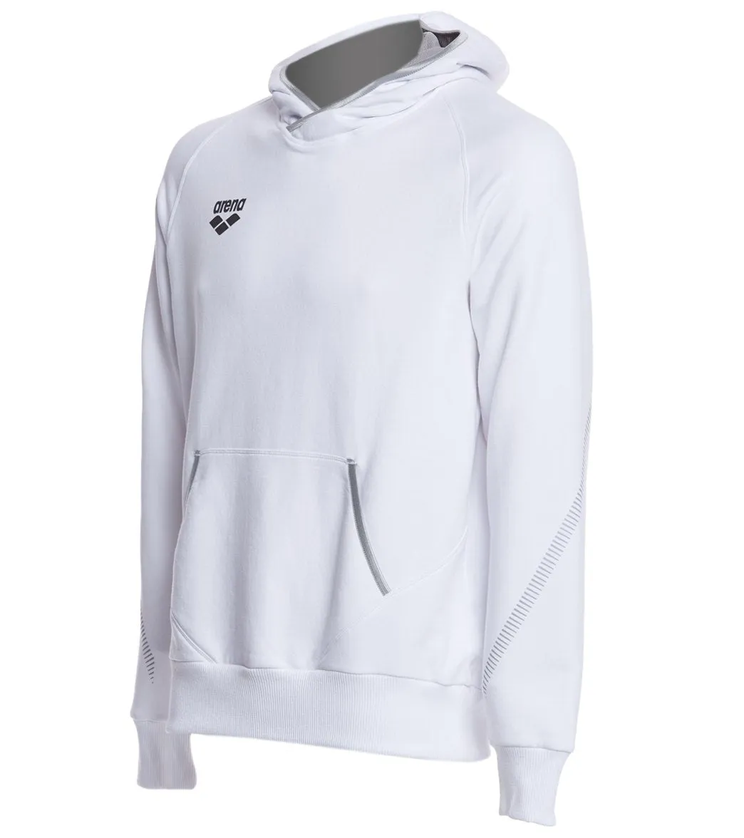 Arena Unisex Team Line Stretch Fleece Pullover Hoodie White
