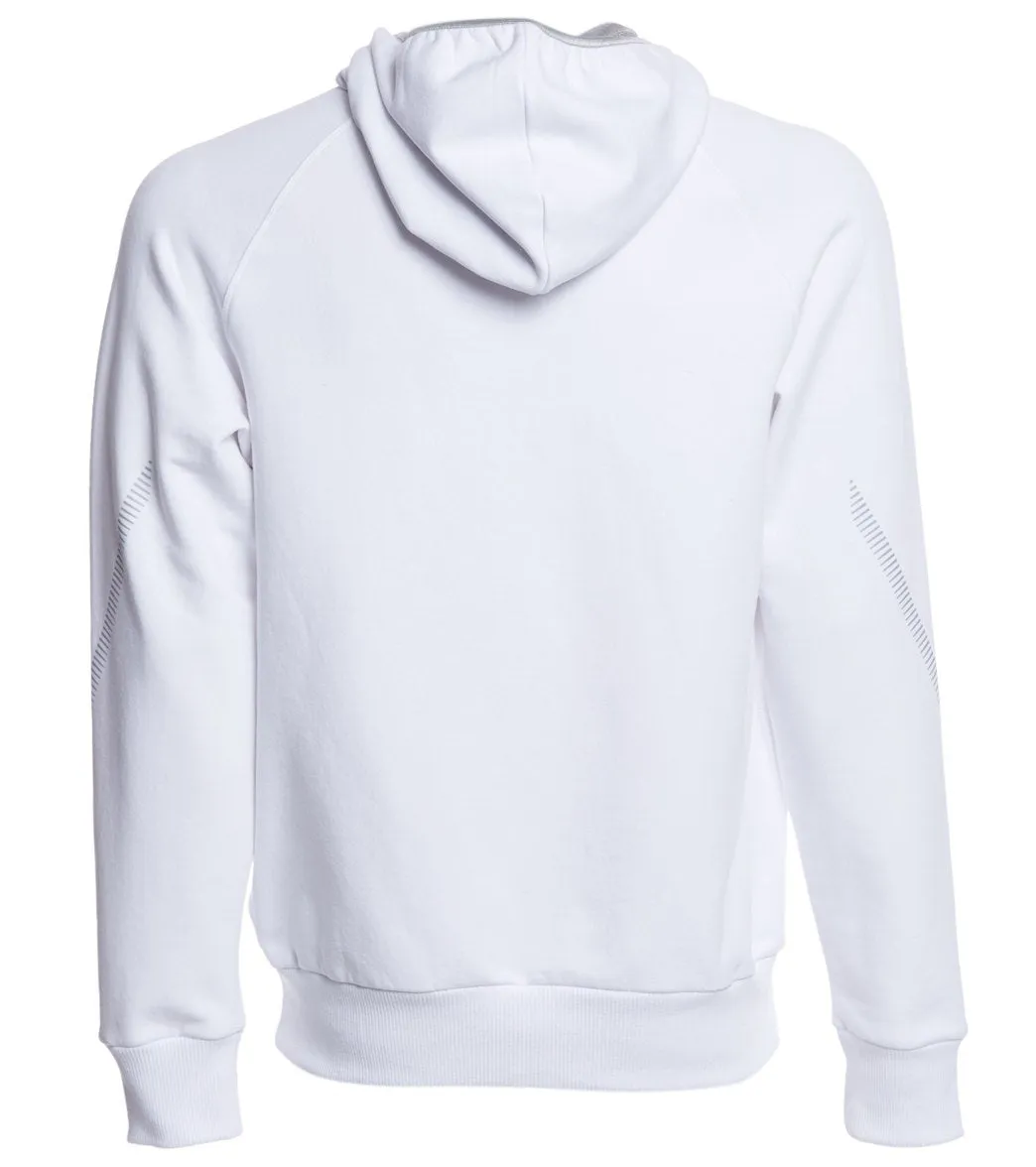 Arena Unisex Team Line Stretch Fleece Pullover Hoodie White