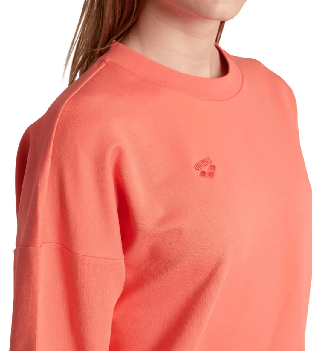 Arena Women's Oversize Crewneck Sweatshirt Calypso Coral