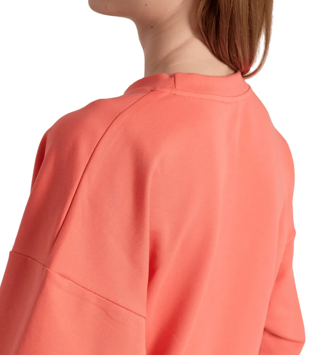 Arena Women's Oversize Crewneck Sweatshirt Calypso Coral