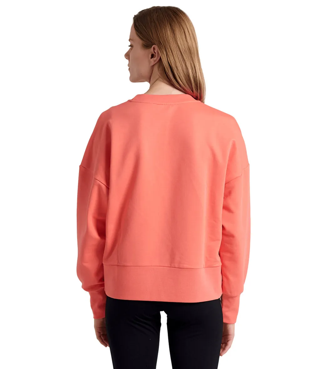Arena Women's Oversize Crewneck Sweatshirt Calypso Coral