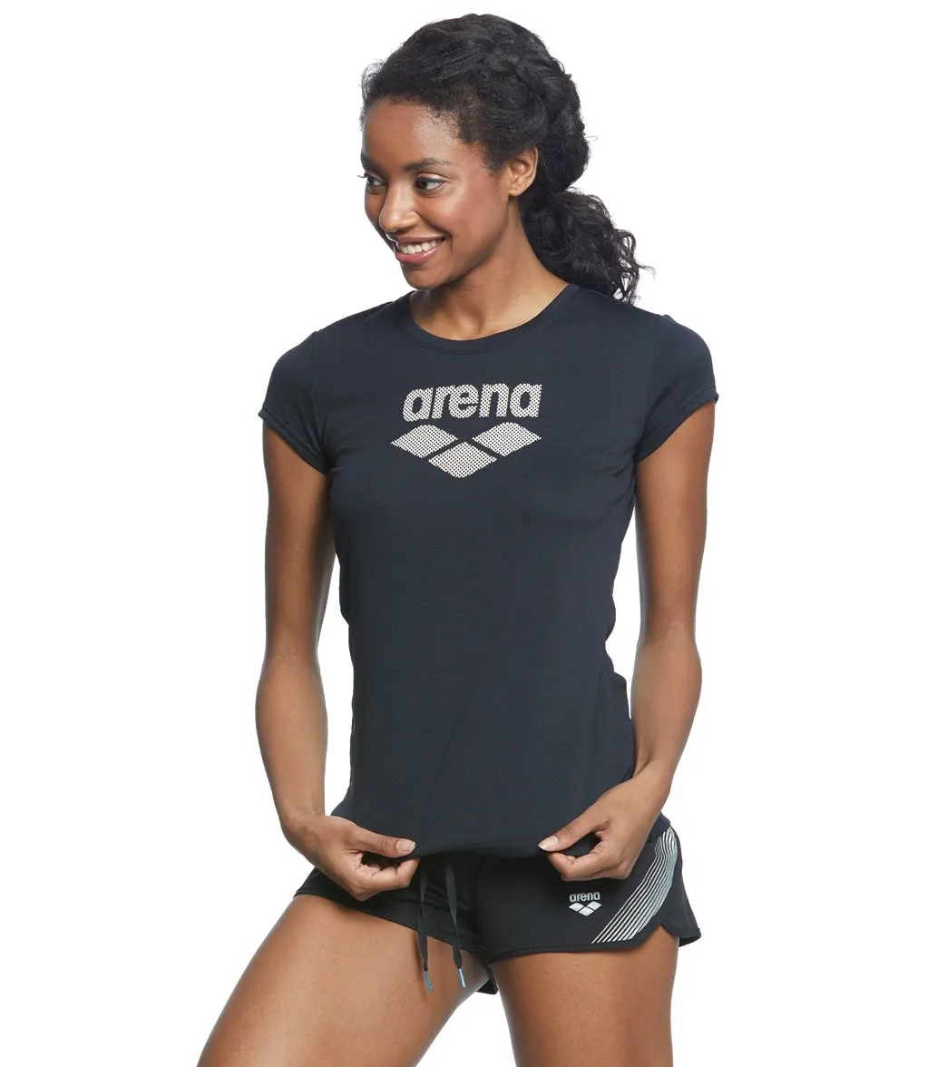 Arena Women's Short Sleeve Logo Gym Tee