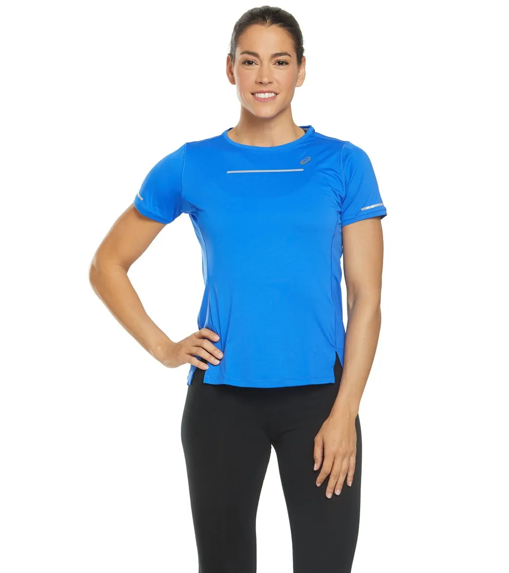 Asics  Women's Lite Show Short Sleeve Illusion Blue