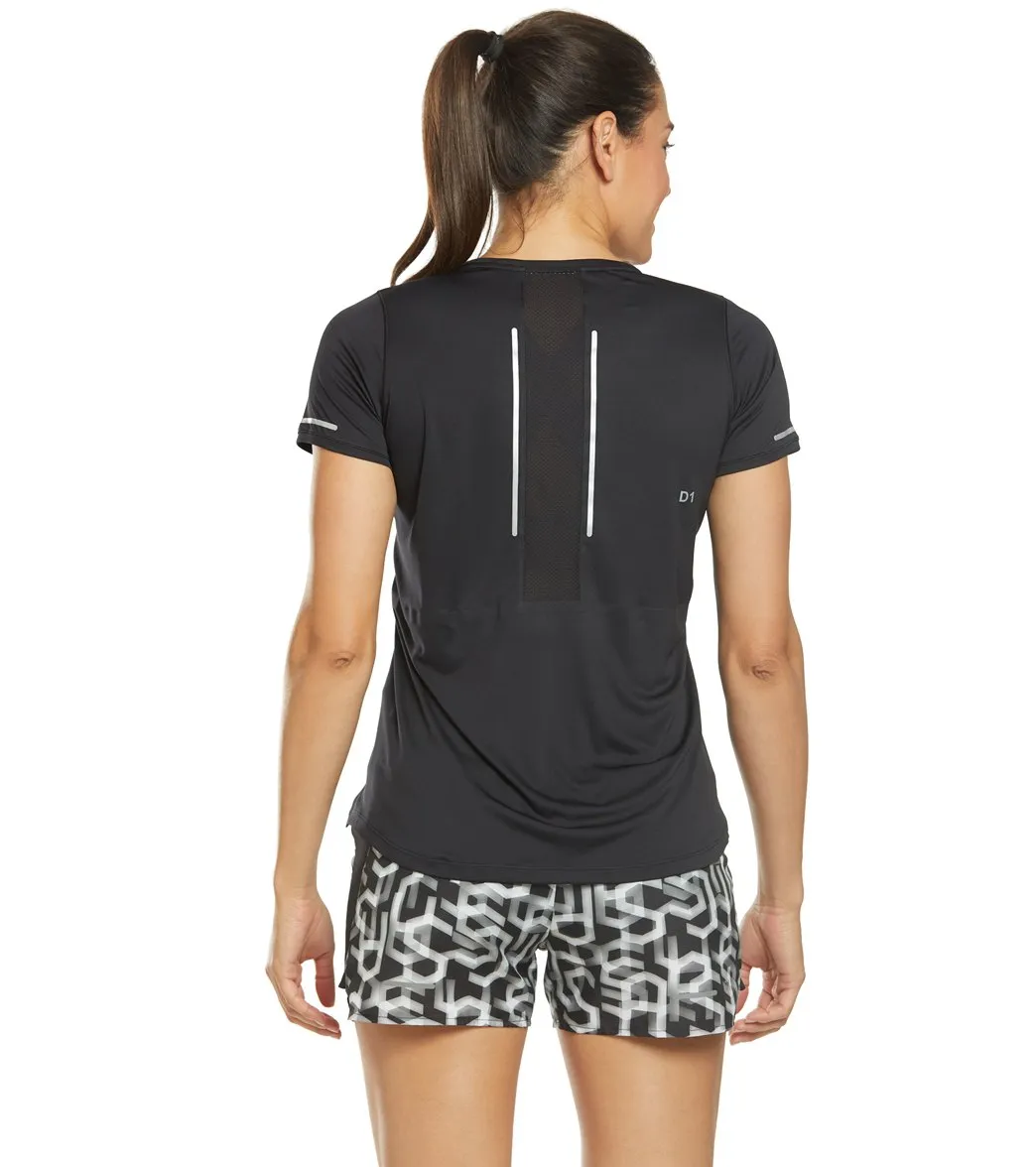 Asics  Women's Lite Show Short Sleeve Performance Black