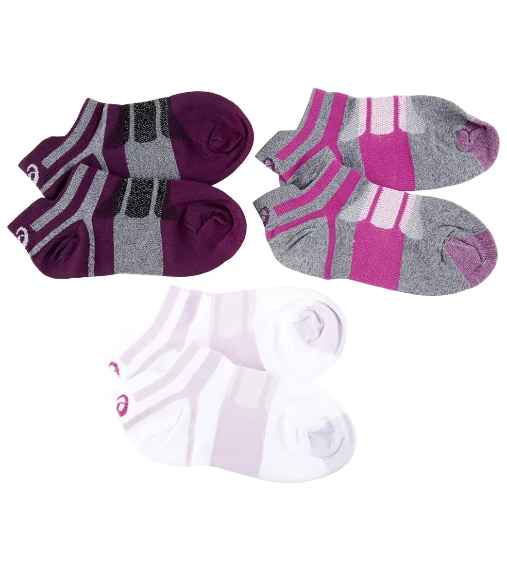 Asics Women's Quick Lyte Single Tab 3 Pack Socks