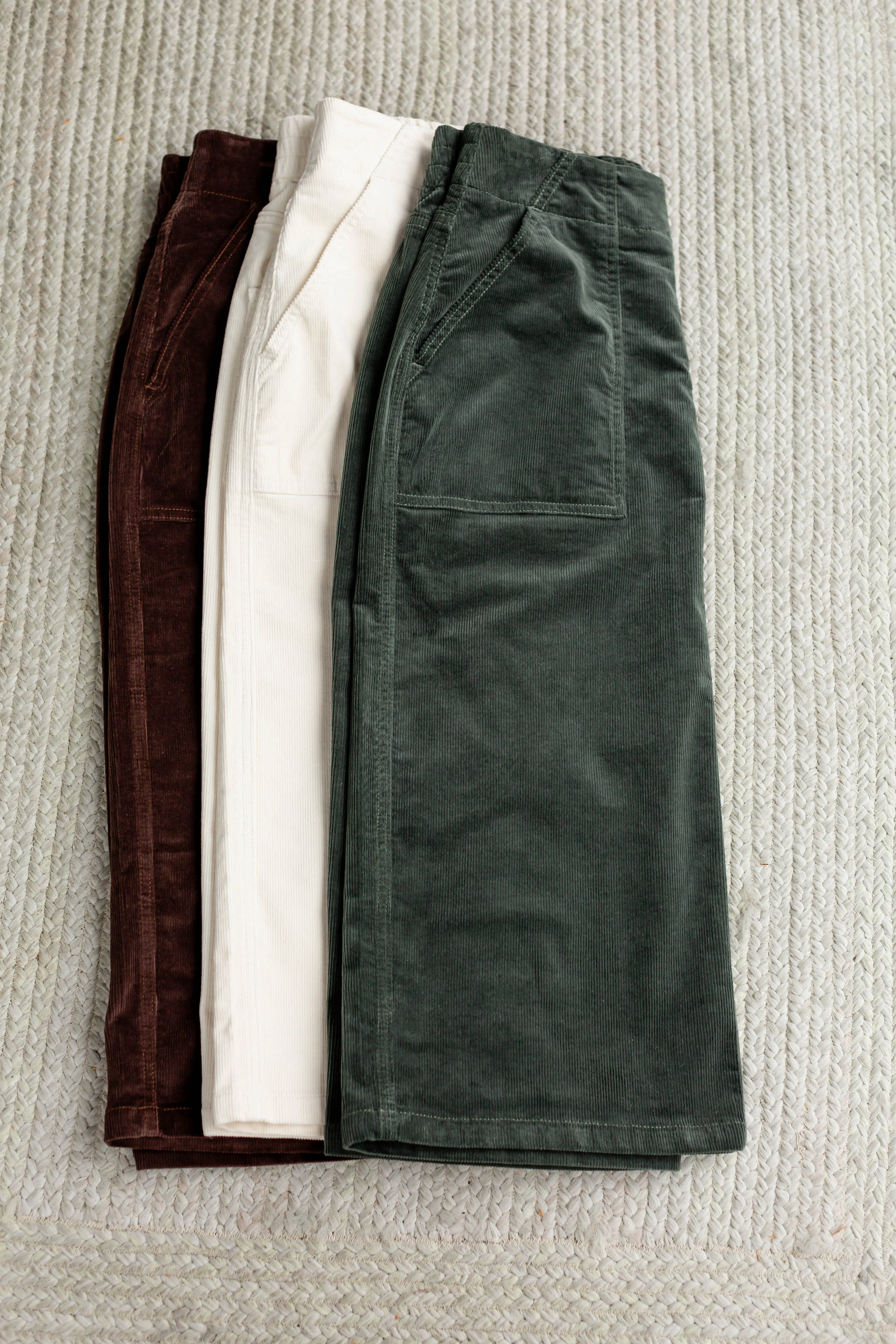 'Autumn' Corduroy Knee Length Skirt