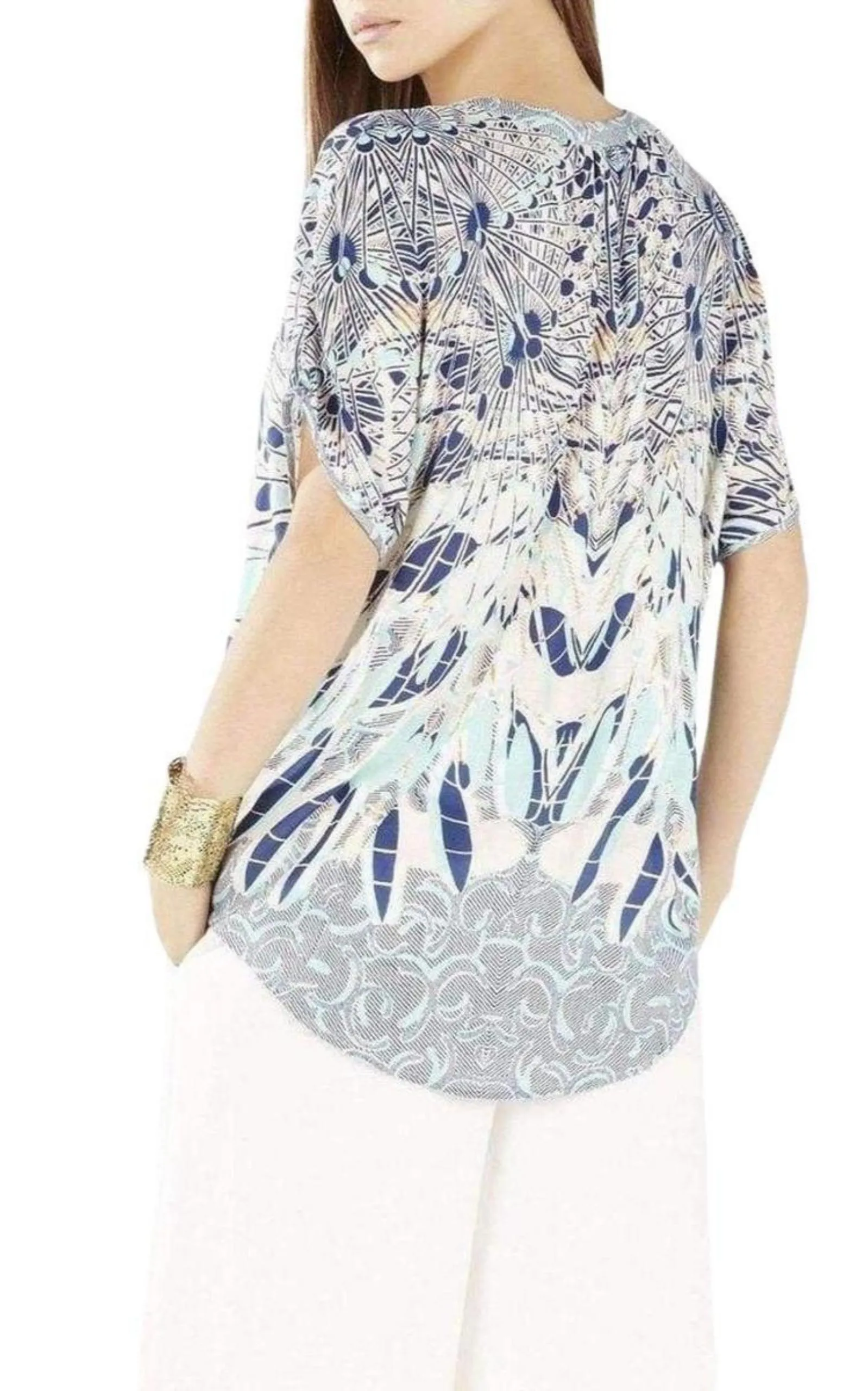 Ayanna Oversized Printed Top