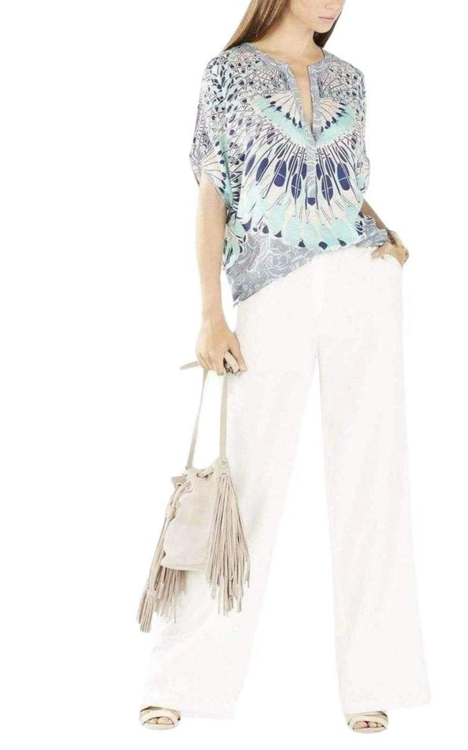 Ayanna Oversized Printed Top