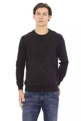 Baldinini Trend Black Wool Men Men's Sweater