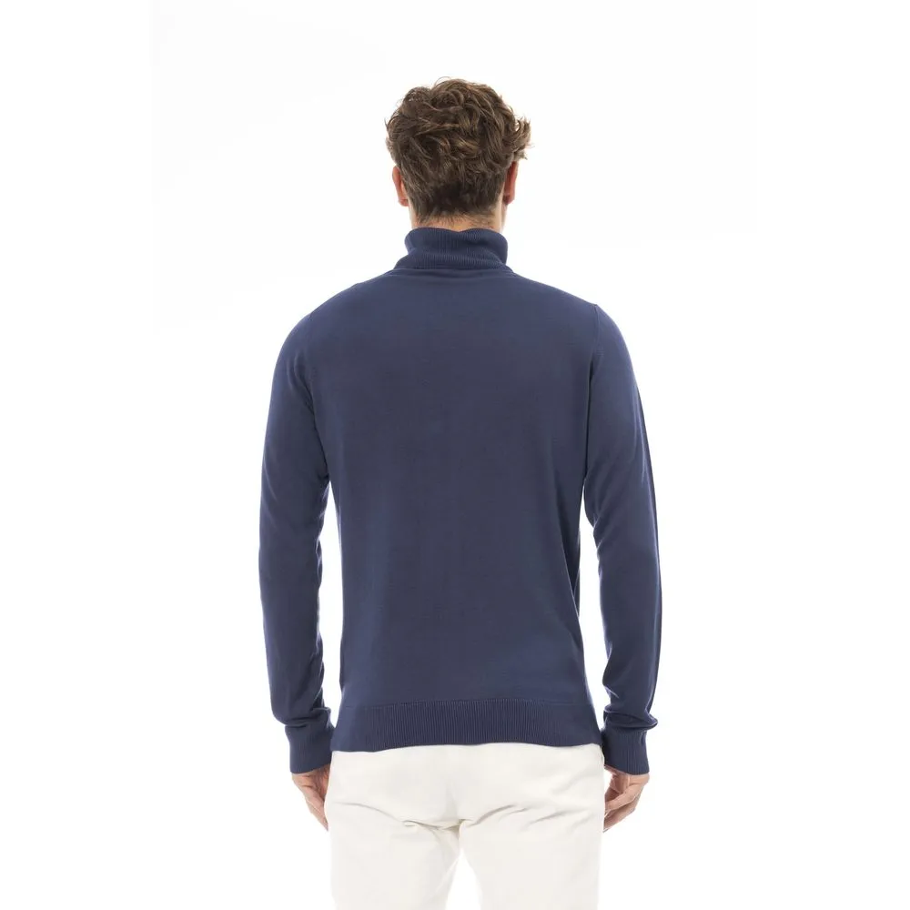 Baldinini Trend Blue Modal Men Men's Sweater