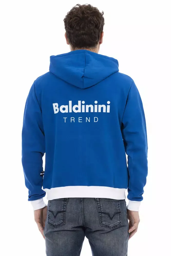 Baldinini Trend Blue Wool Men Men's Sweater