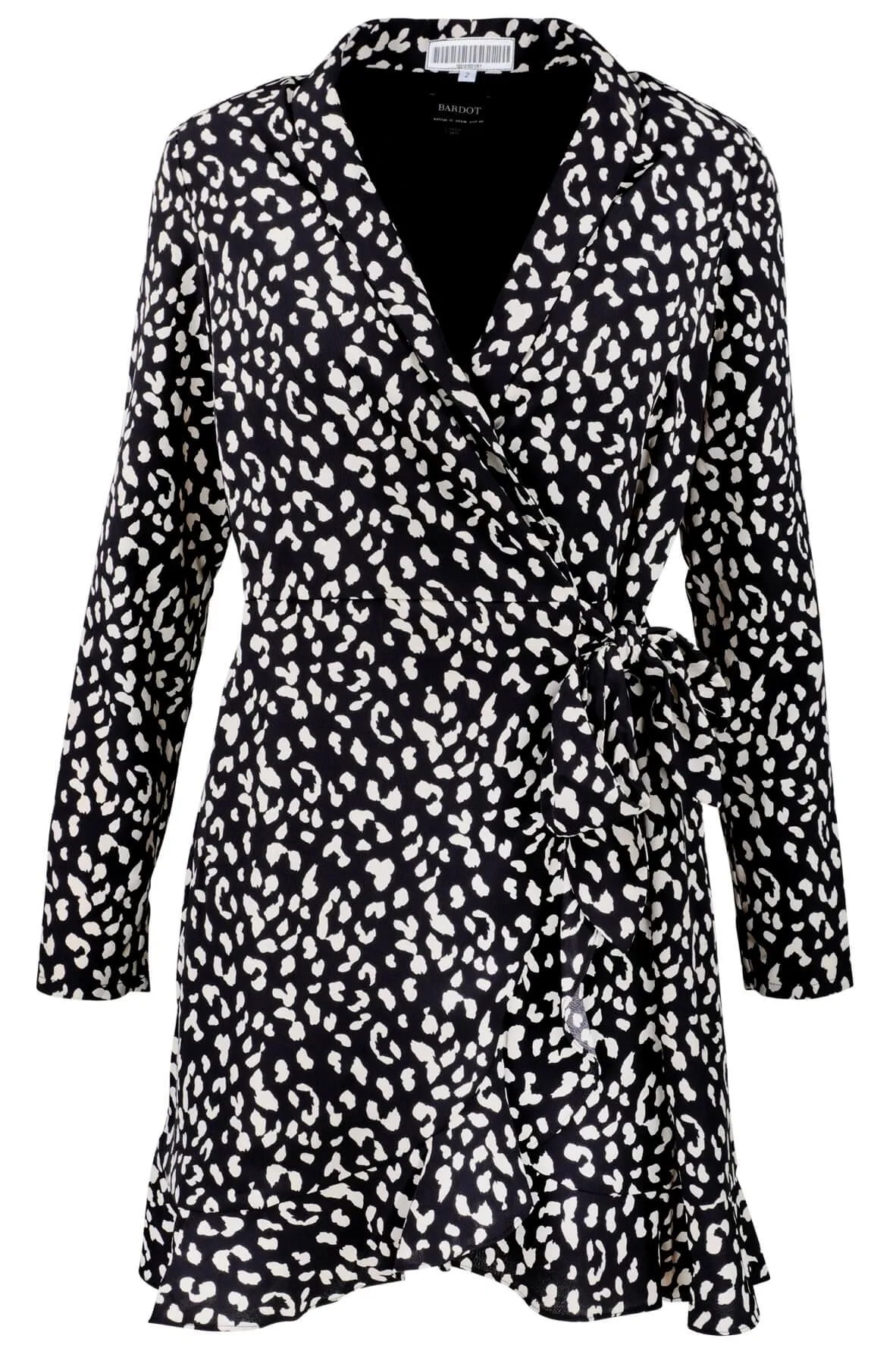 B&W Leo Wrap Dress