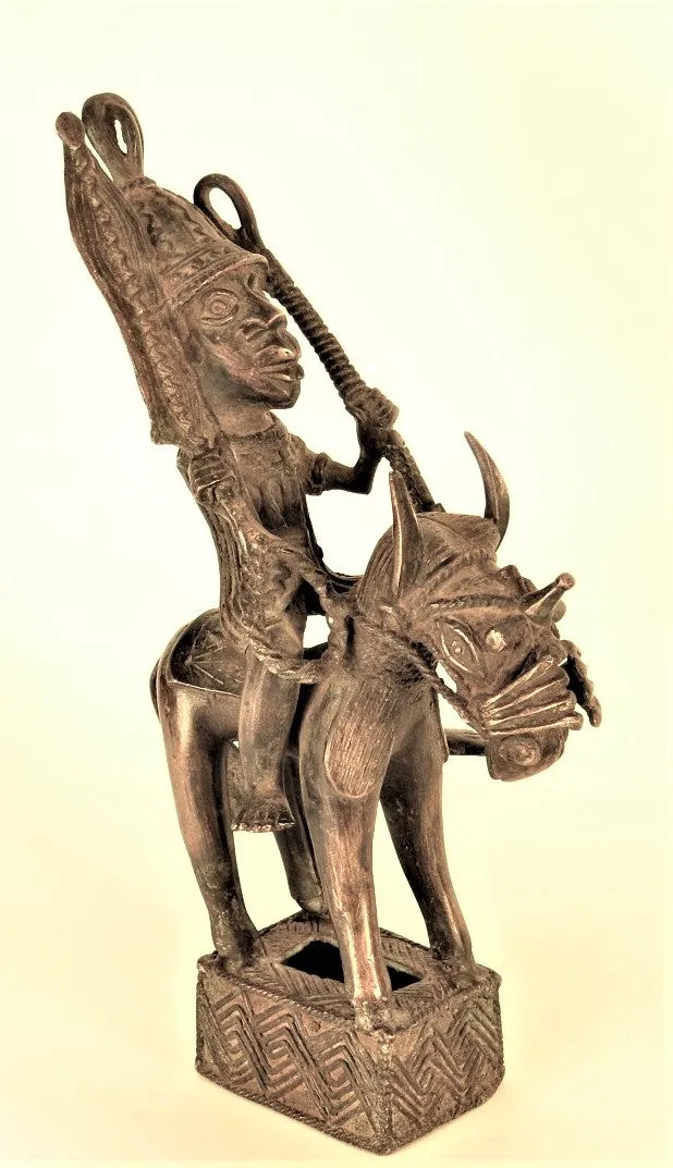 Benin Bronze Horseman
