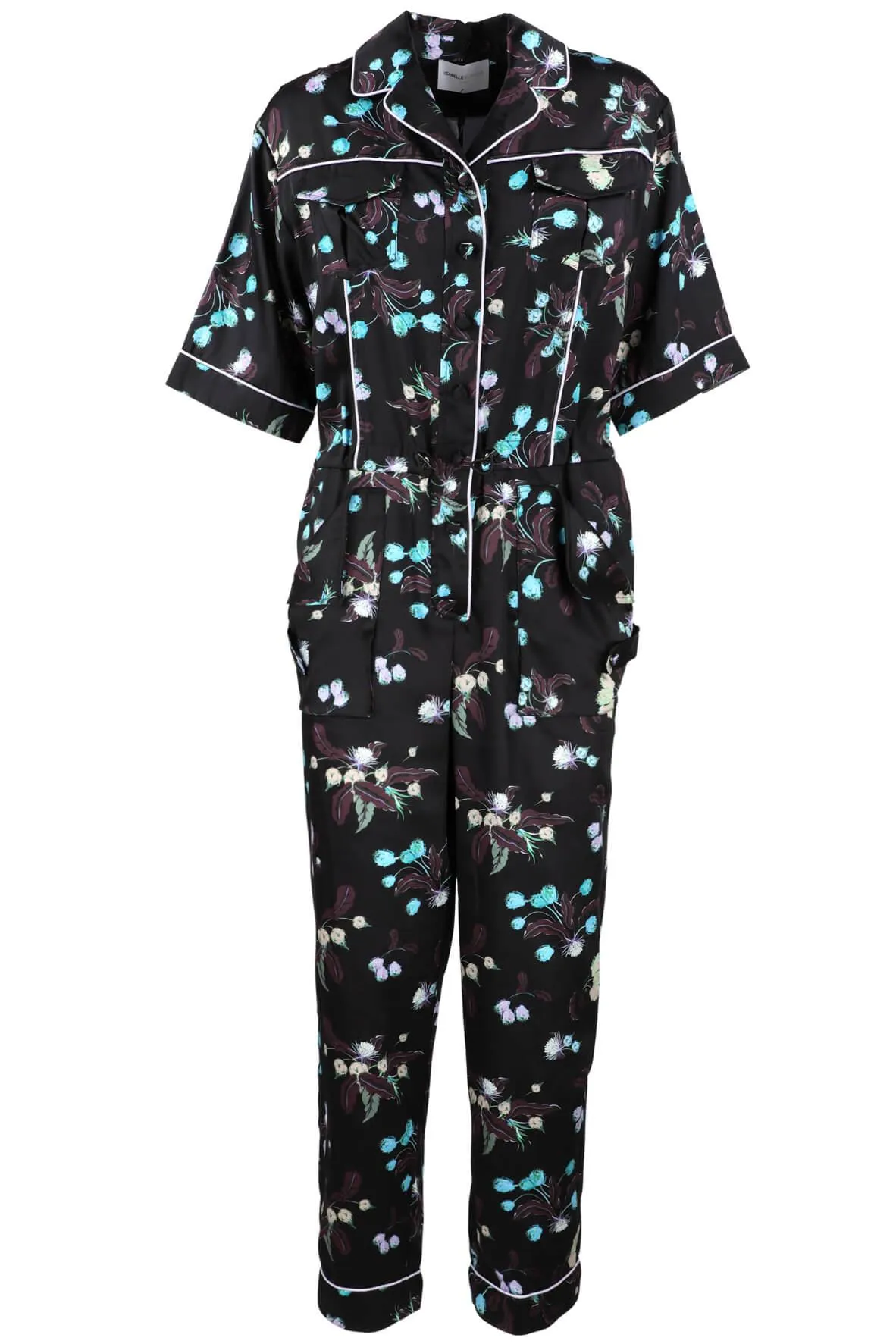 Black Pitaya Print Jumpsuit