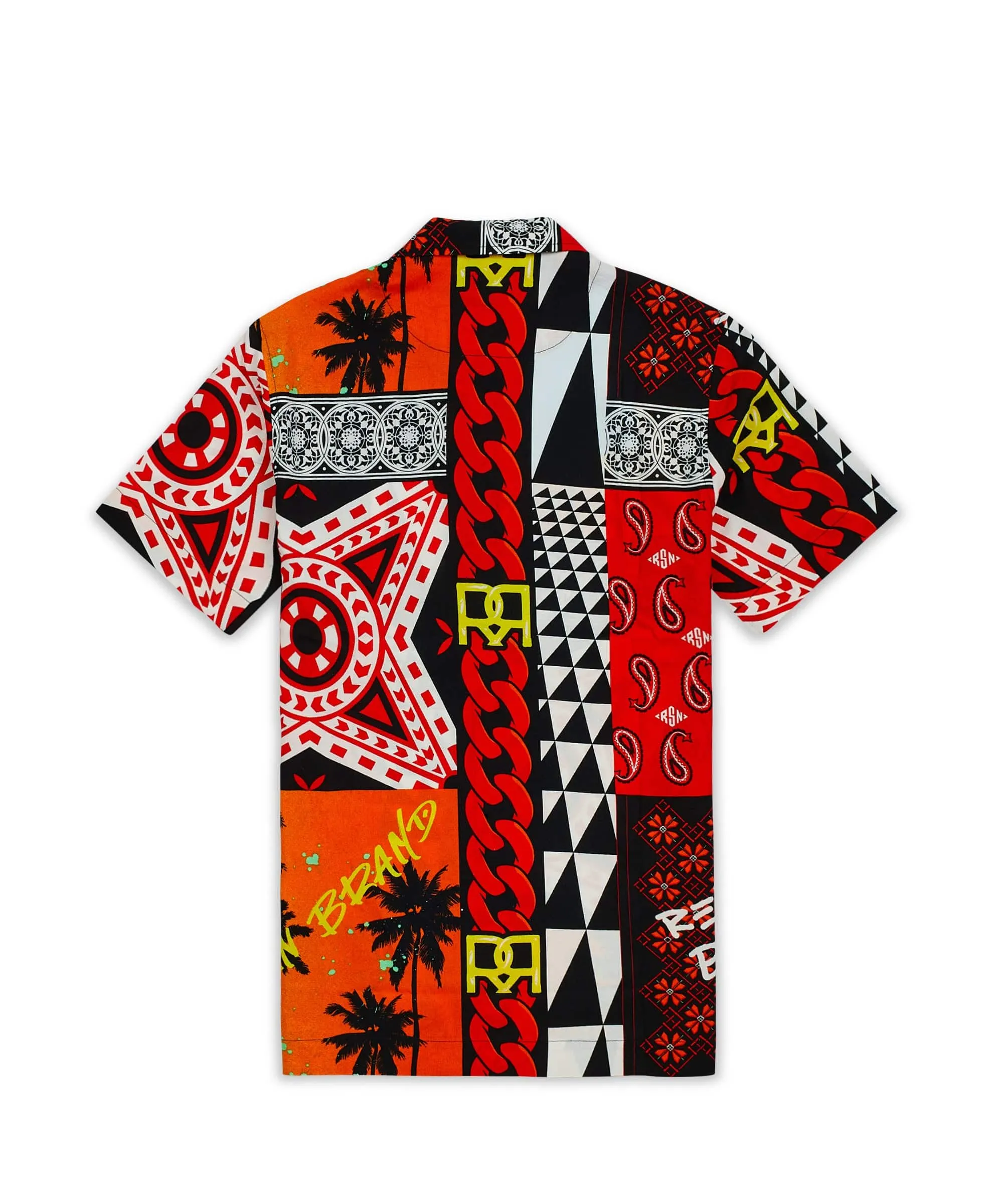 Blaze Geometric Allover Print Short Sleeve Shirt