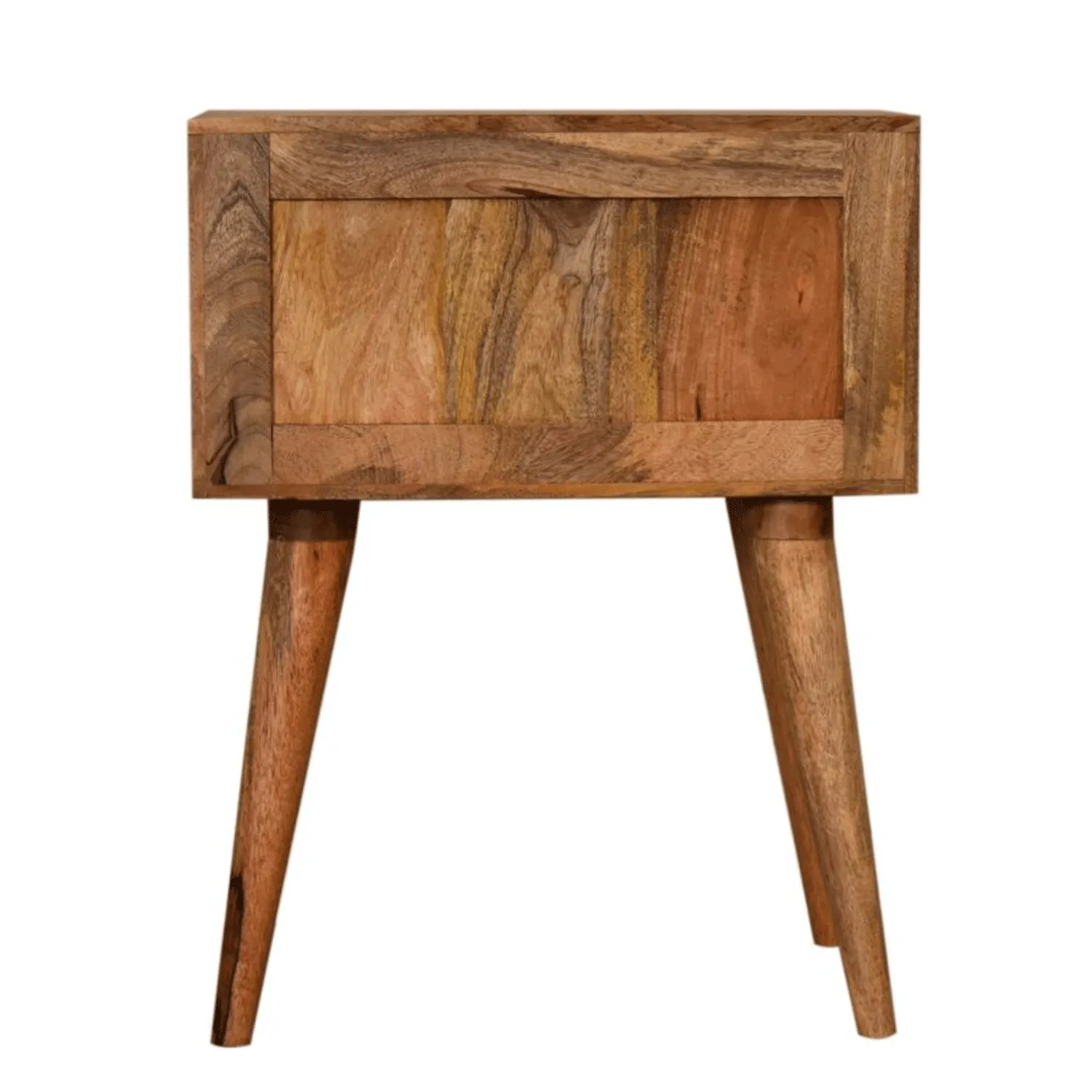 Bourton Solid Wood 2 Drawers Bedside Table
