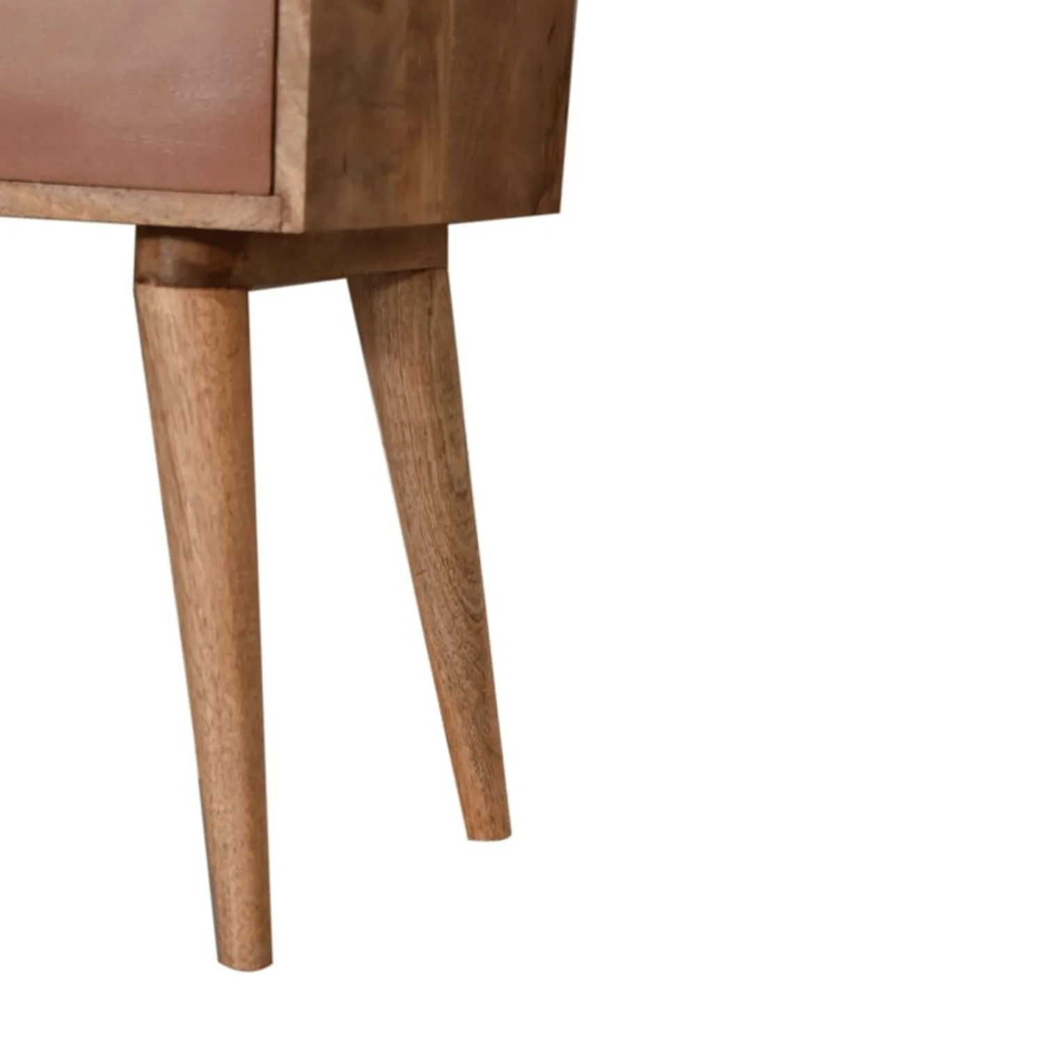 Bourton Solid Wood 2 Drawers Bedside Table