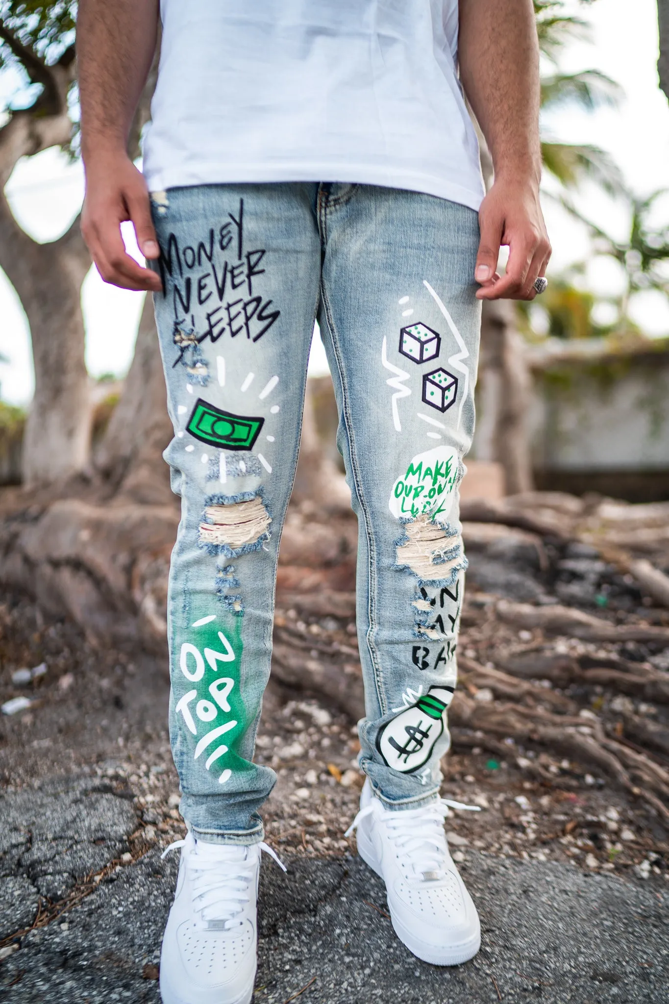 Capital Never Sleep Denim