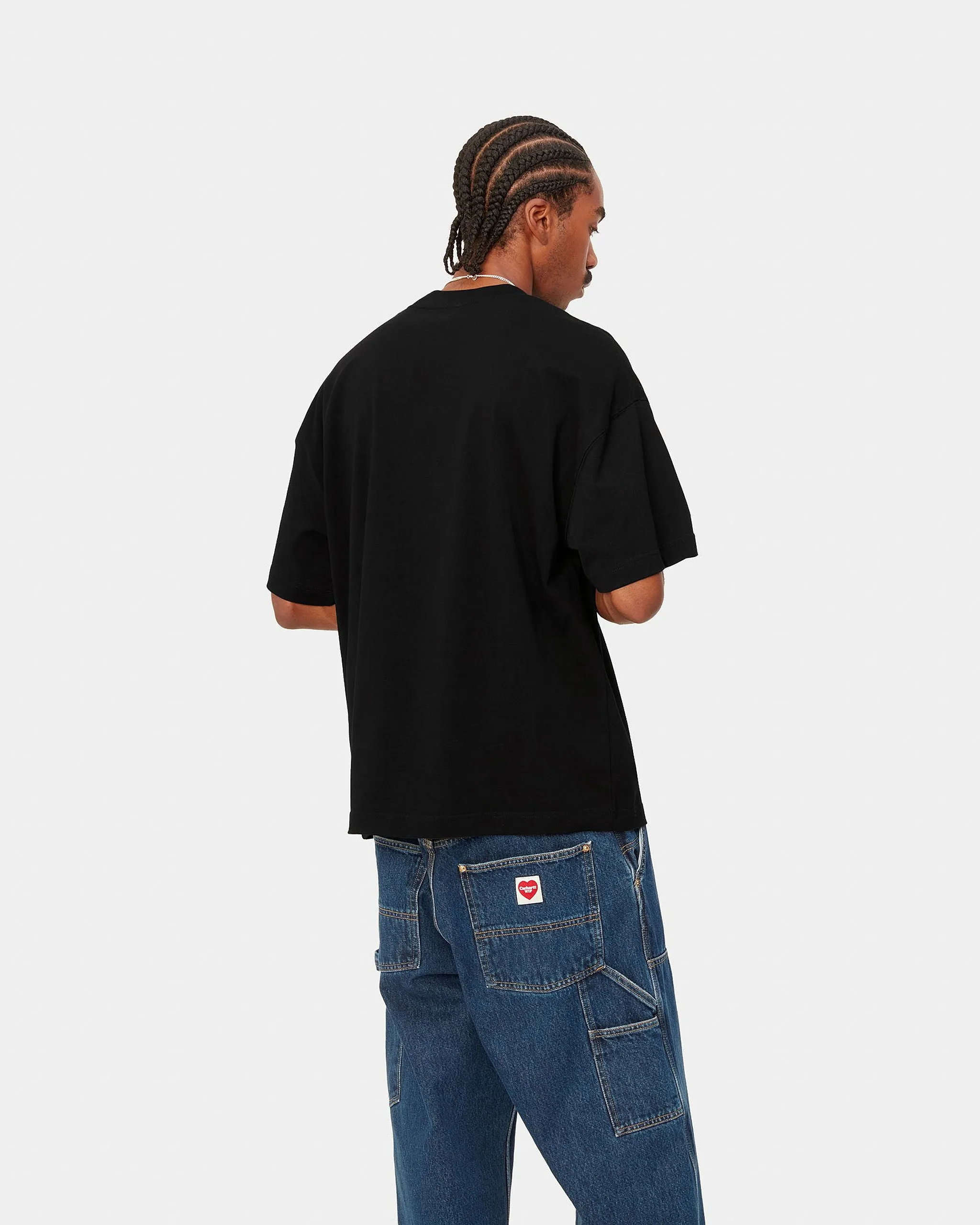Carhartt WIP Link Script Tee - Black / White