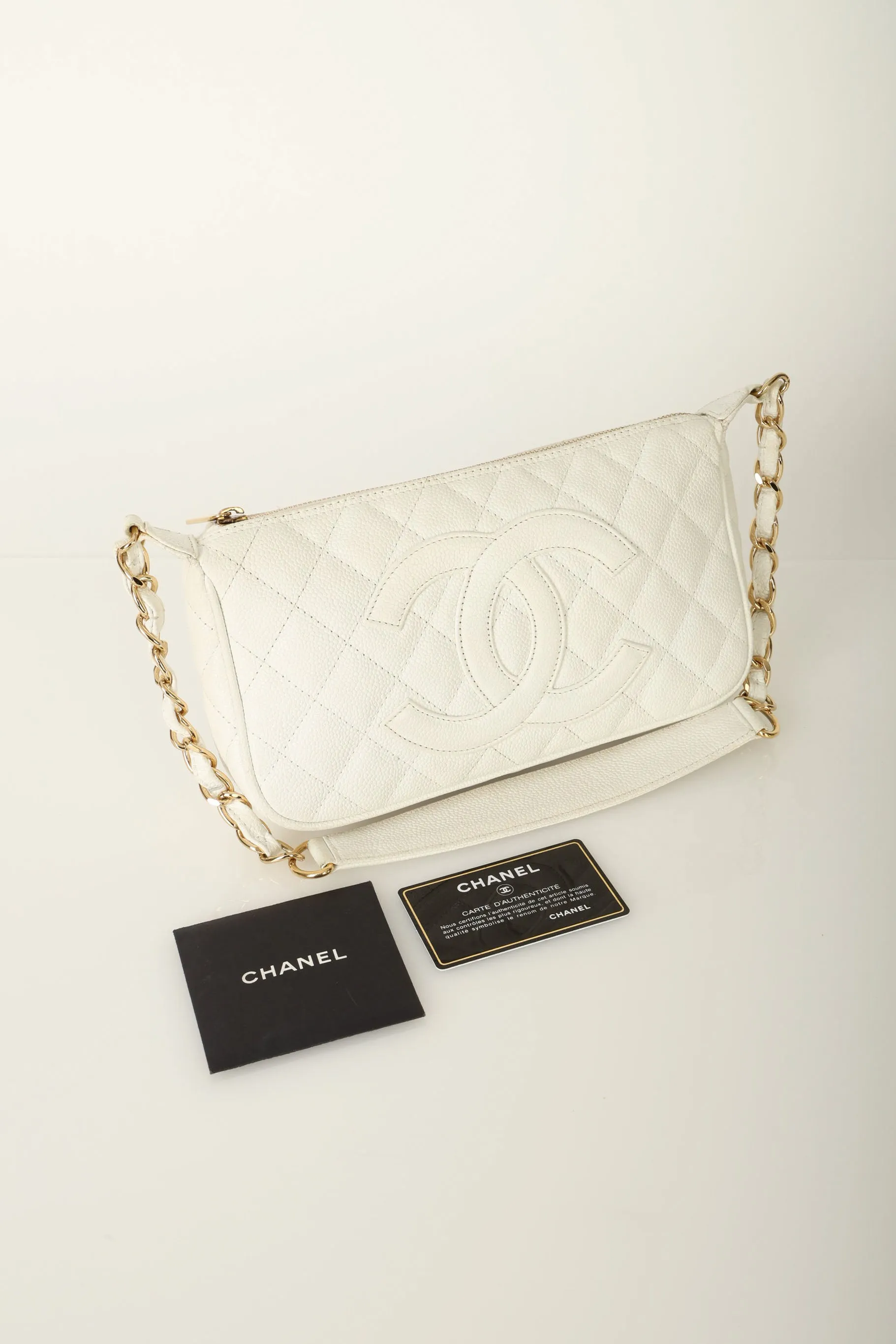 Chanel 2004 Caviar Timeless Pochette