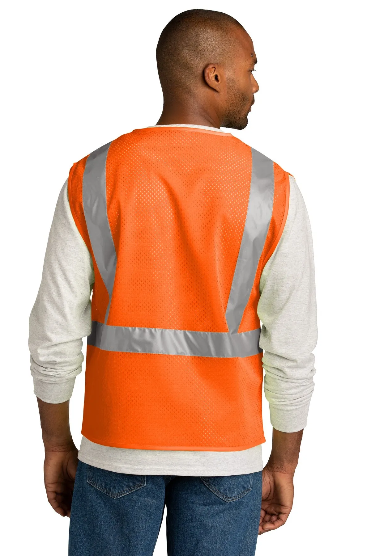 CornerStone ANSI 107 Class 2 Mesh Zippered Vest. CSV102