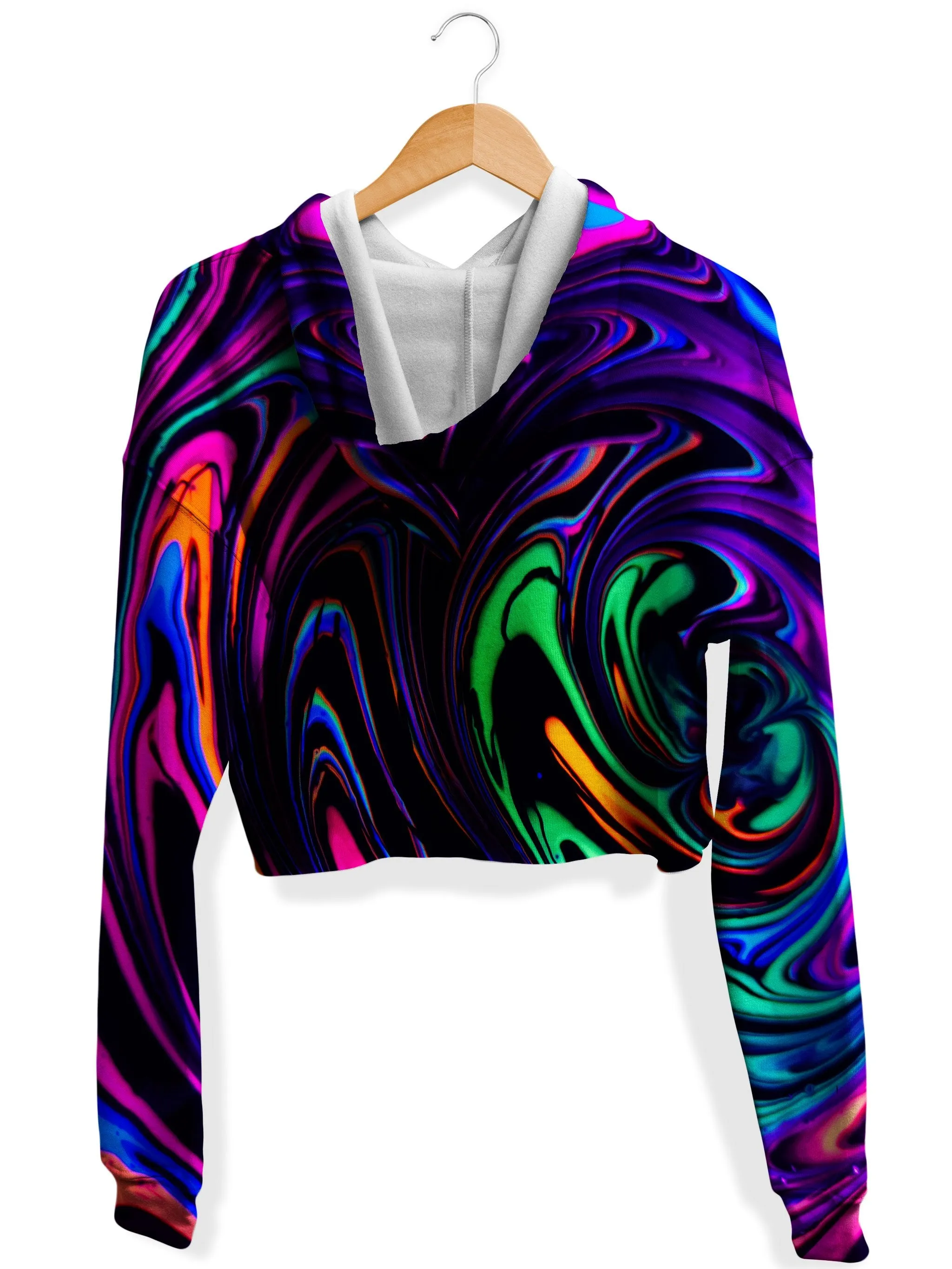 Cosmic Dream Fleece Crop Hoodie