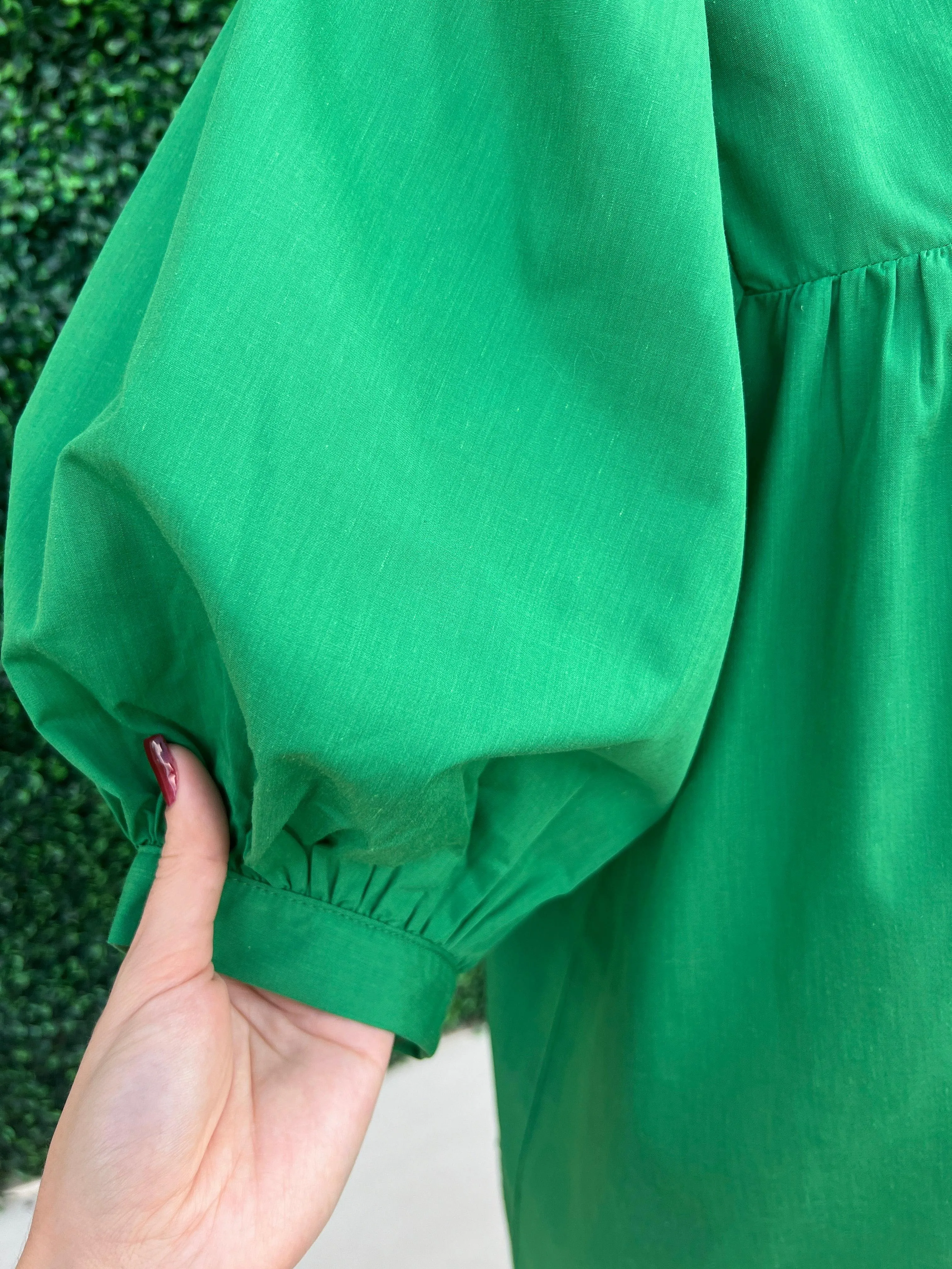 Cotton Puff Sleeve Top