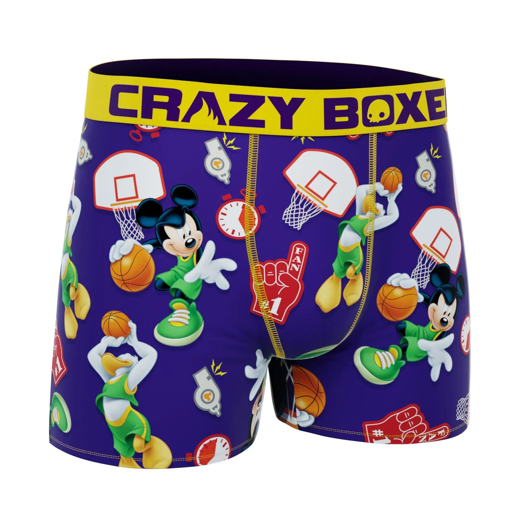 CRAZYBOXER Disney Basketball Men's Boxer Briefs