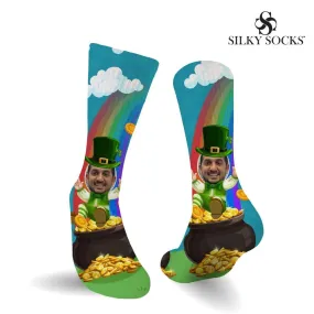 Customizable Leprechaun Socks Digital File