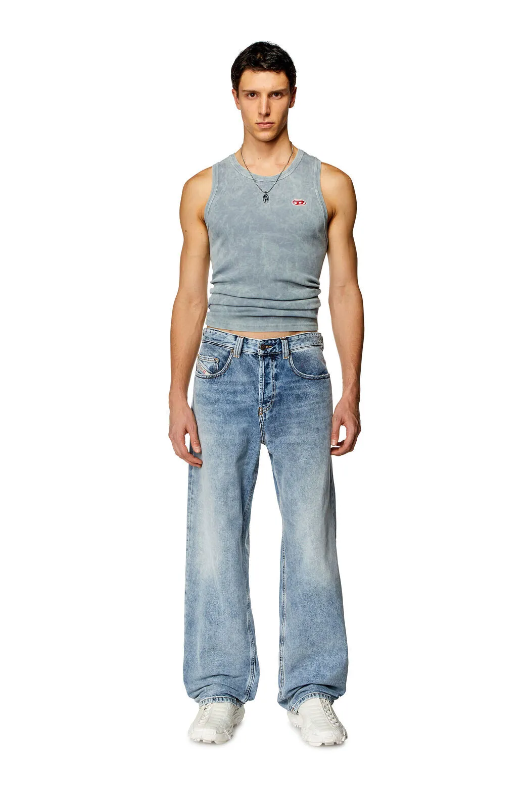 Diesel 2001 D-MACRO L.32 TROUSERS-A11598 DENIM