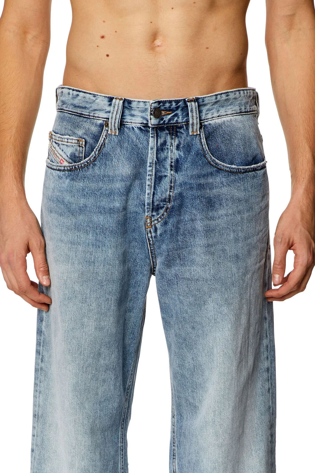 Diesel 2001 D-MACRO L.32 TROUSERS-A11598 DENIM