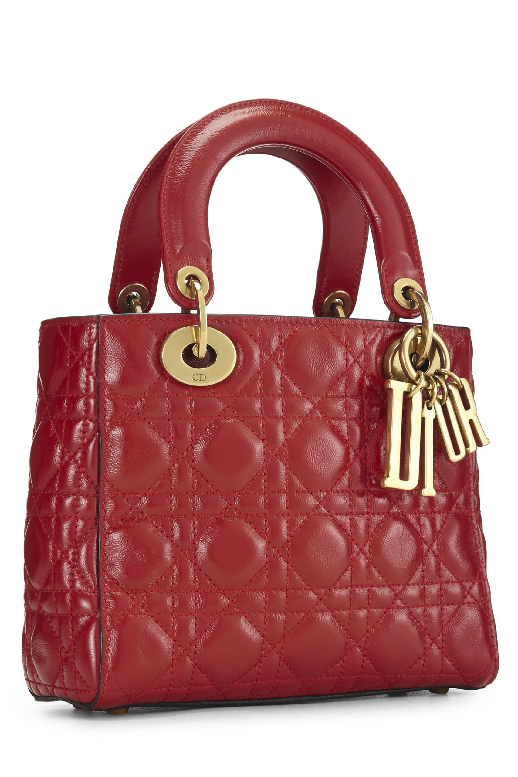 Dior,  Red Calfskin My Lady Dior Lucky Charm Small, Red