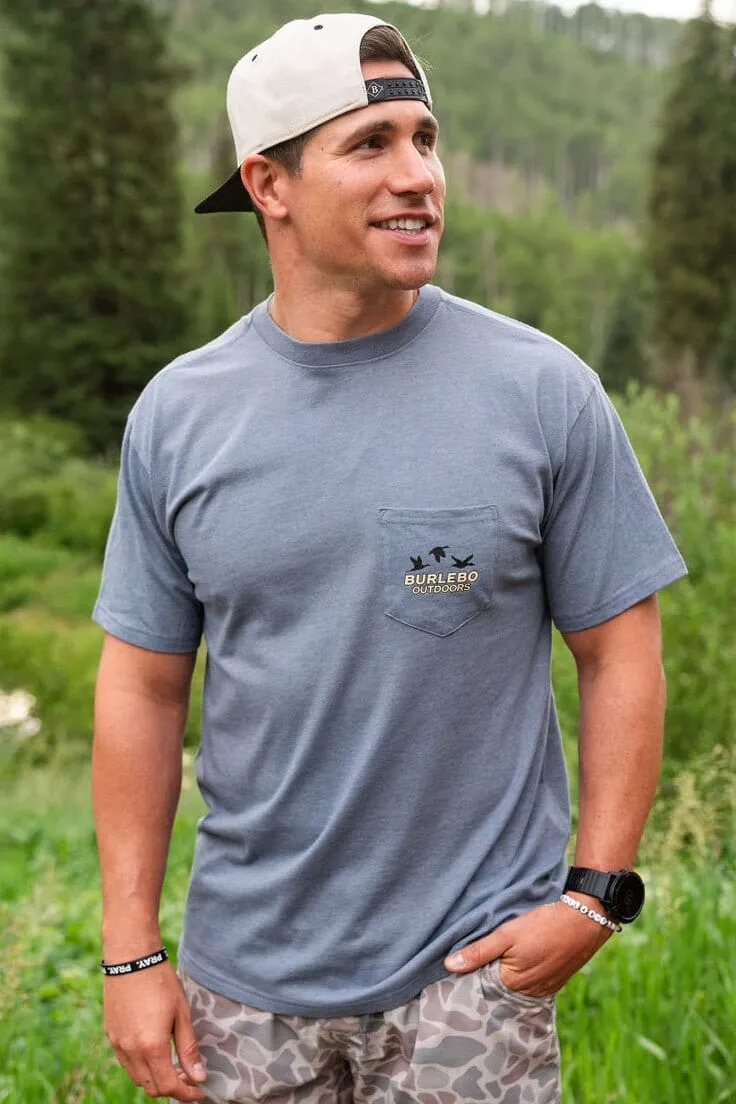 Double Barrel Shotgun - SS - Heather Blue Jean