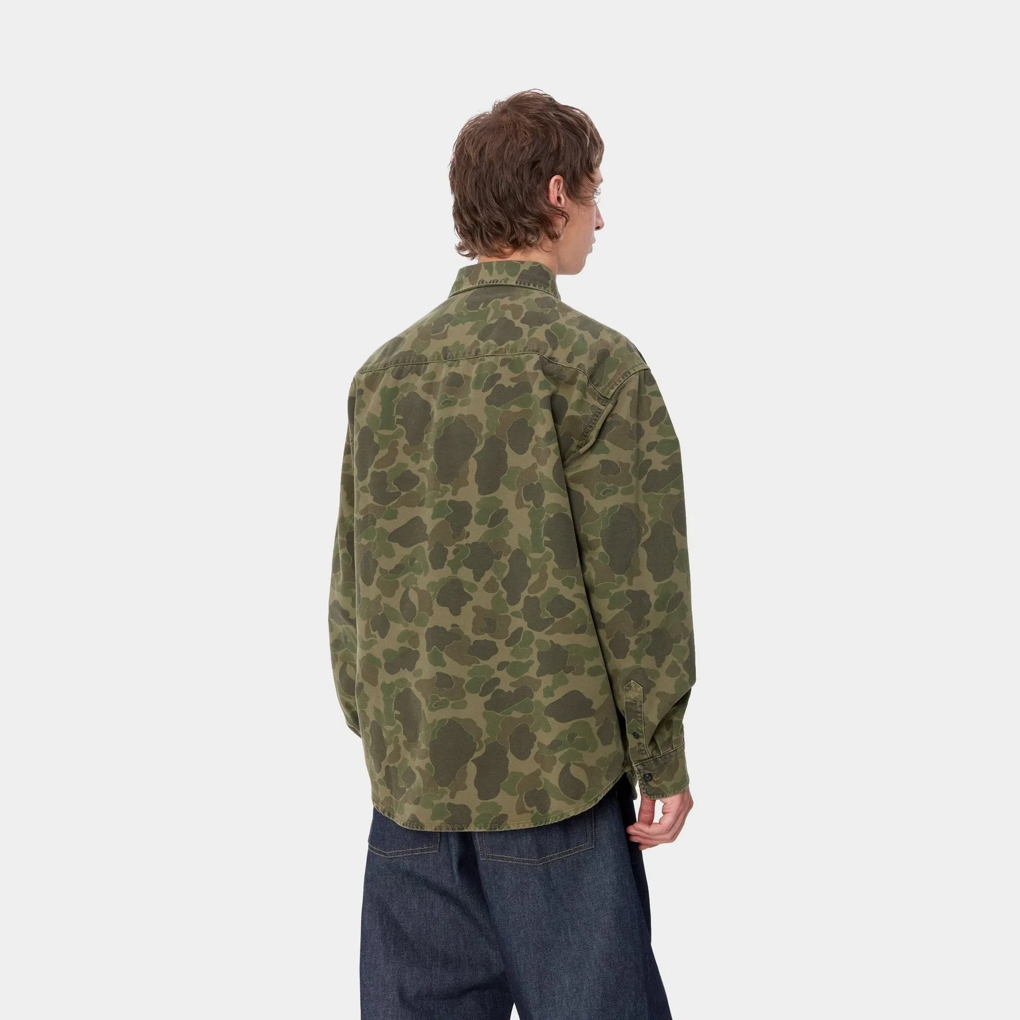 Duck Camo Shirt | Green / Office Green (garment dyed)