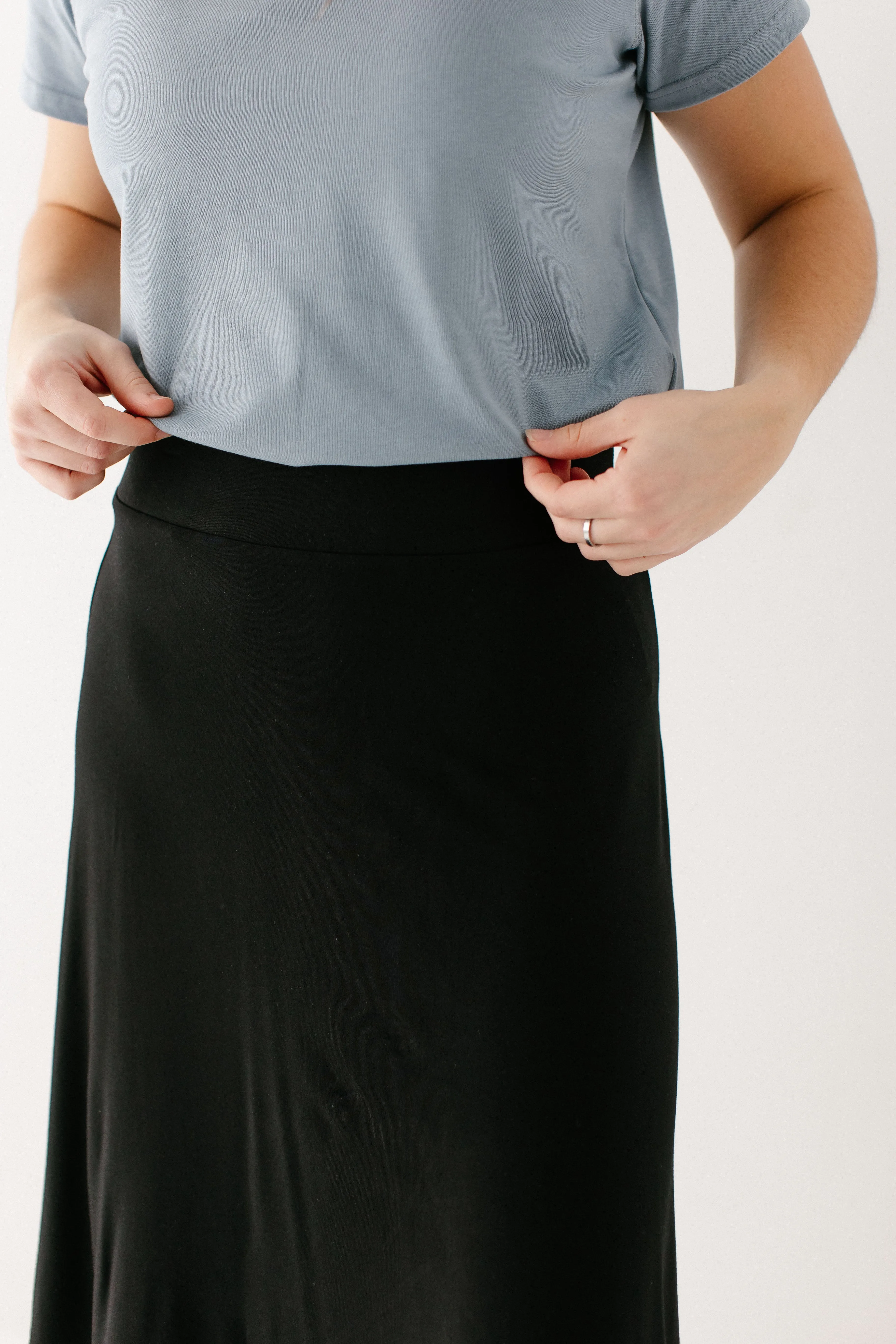 'Eva' Bamboo Blend Skater Skirt FINAL SALE