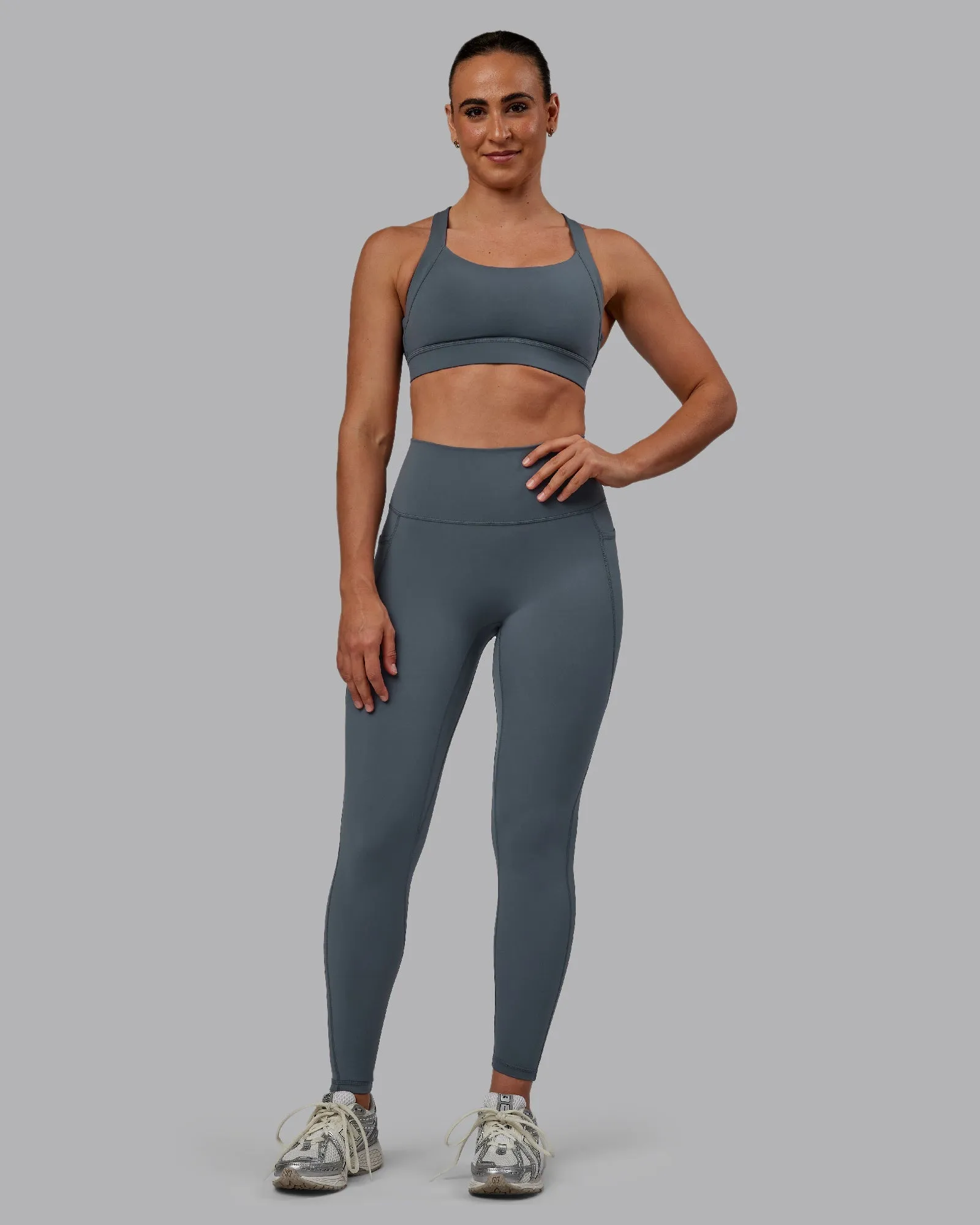 Fusion Full Length Leggings - Turbulence