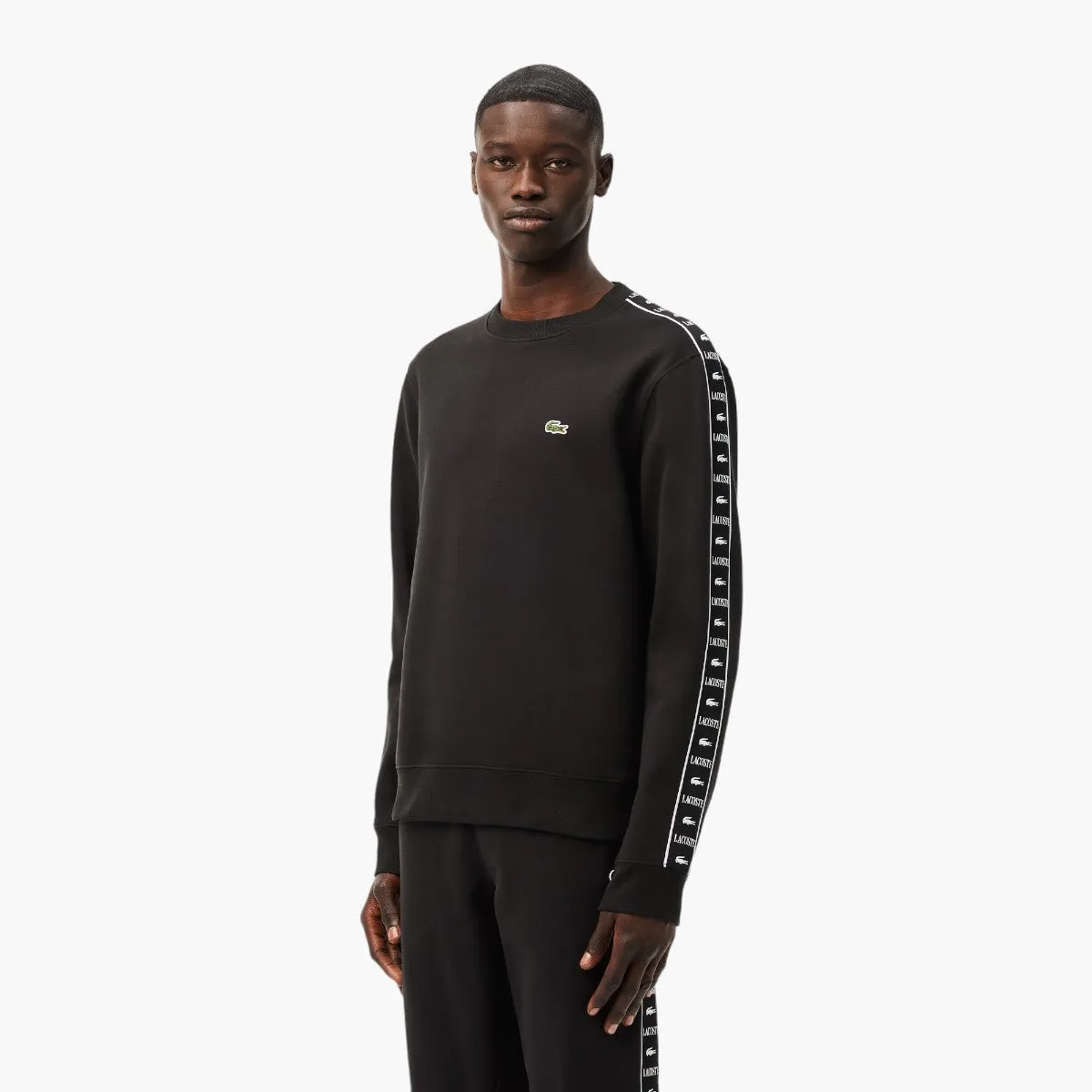 Graphic Jacquard Crew Neck Sweatshirt