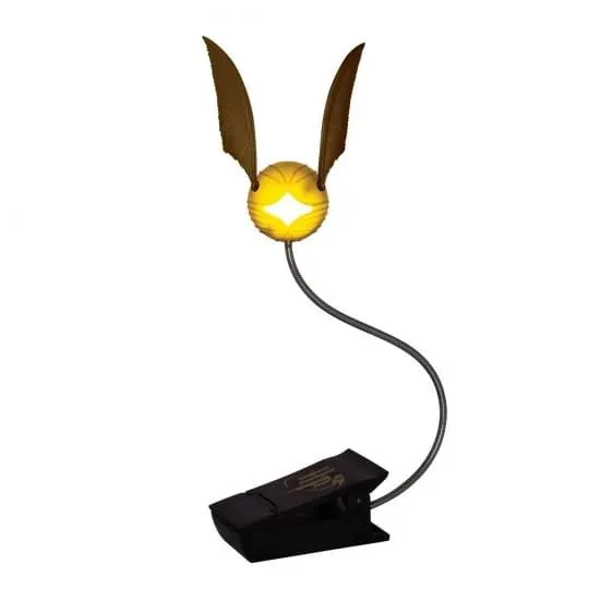 Harry Potter Inspired Quidditch Snitch Clip Book Lamp