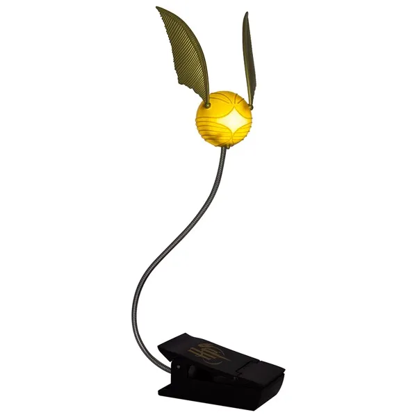 Harry Potter Inspired Quidditch Snitch Clip Book Lamp
