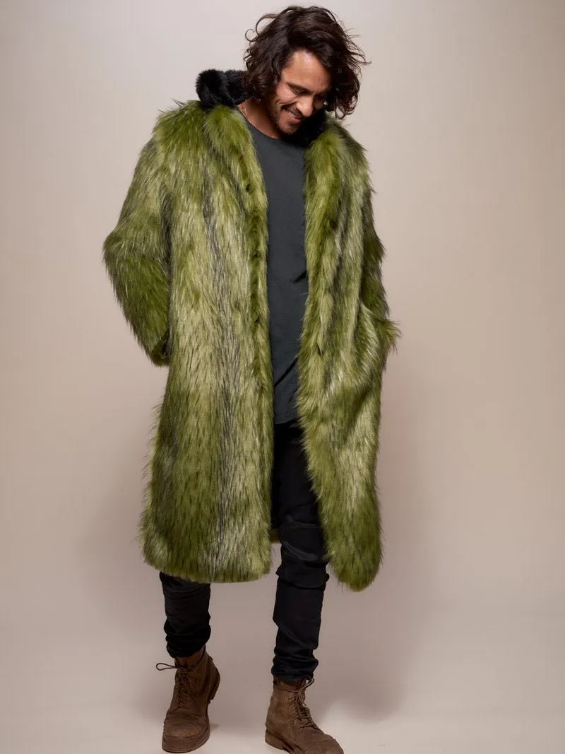 Jade Fox Faux Fur Calf Length Coat