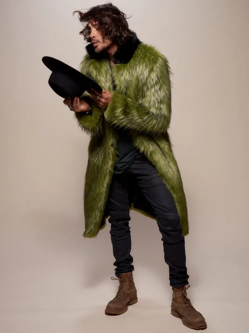 Jade Fox Faux Fur Calf Length Coat