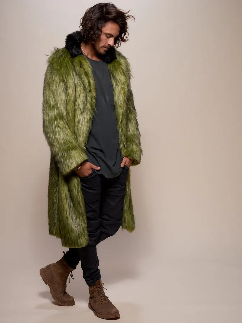 Jade Fox Faux Fur Calf Length Coat