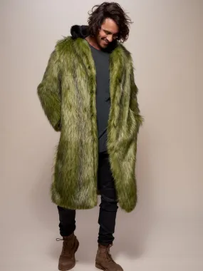 Jade Fox Faux Fur Calf Length Coat