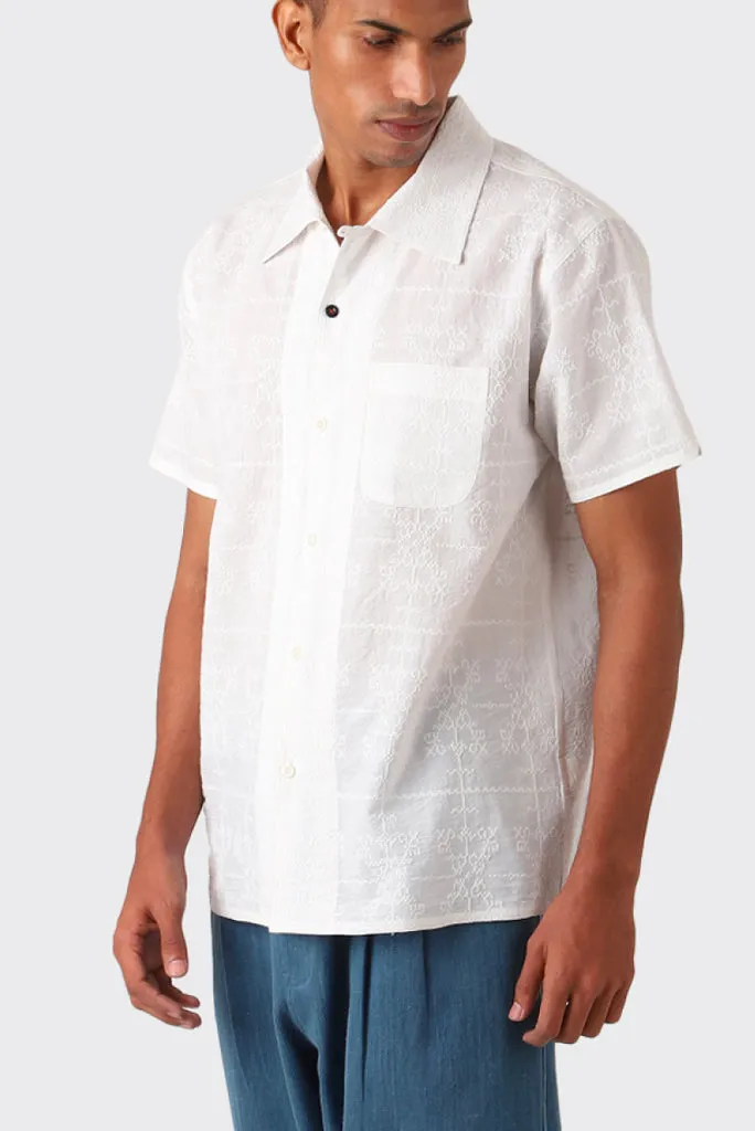 KARDO CHINTAN SCHIFFLI SHIRT