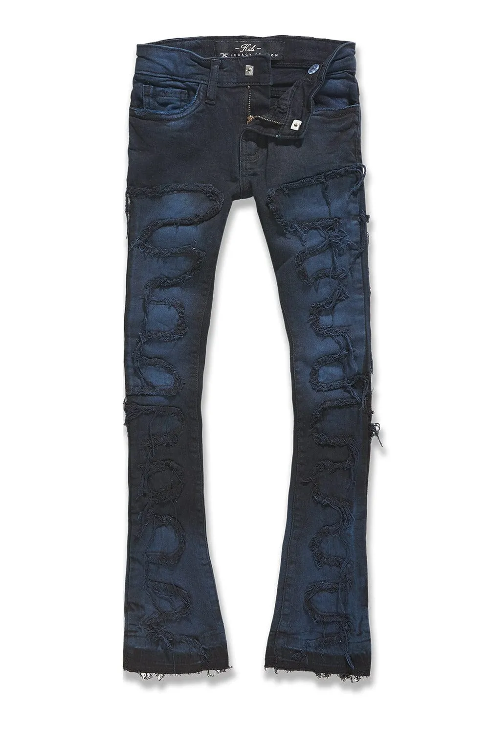 Kids Stacked Oasis Denim (Dark Night)