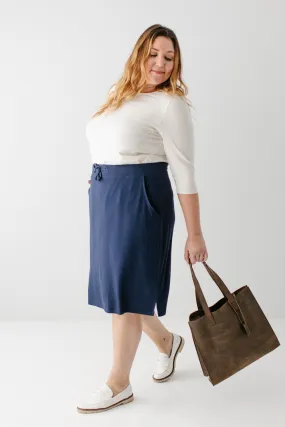 'Lauren' Everyday Ribbed Knit Skirt