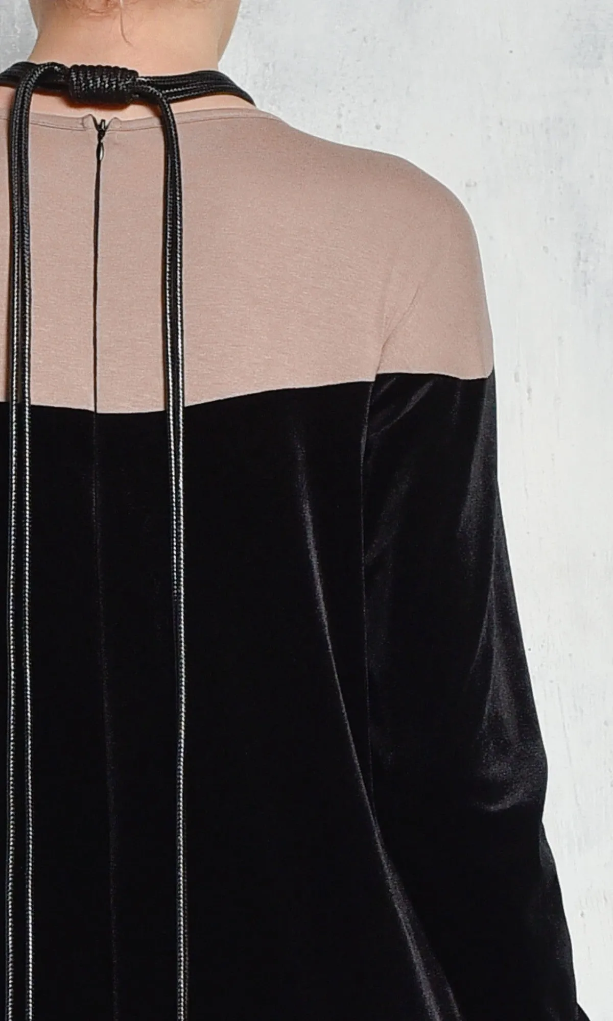 Long Sleeve Velvet Jumpsuit