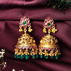 Lotus Jhumkhas